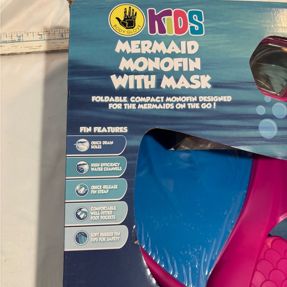 Body Glove Mermaid Monofin and Mask NIB - Picture 5 of 11